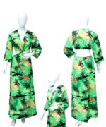 Adjustable Crop Top and Skirt - Maxi Set Hawaiian Dress Prepack