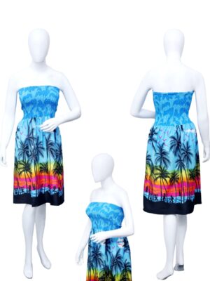 Two Function Smoking / Halter Ladies Hawaiian Dress Prepack