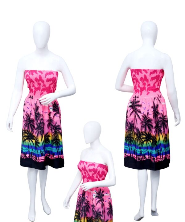 Two Function Smoking / Halter Ladies Hawaiian Dress Prepack