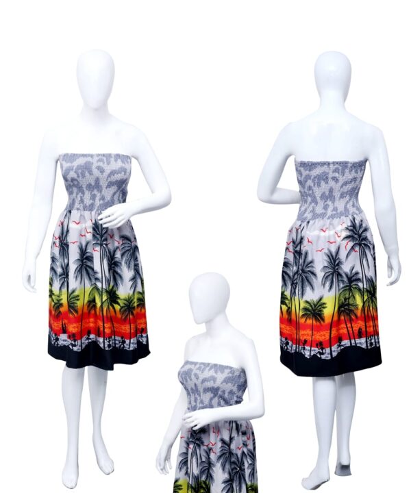 Two Function Smoking / Halter Ladies Hawaiian Dress Prepack