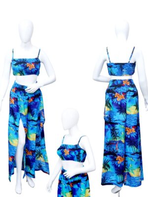 Adjustable Top and Waist Palazzo Set (Elastic) - Hawaiian Dress Prepack