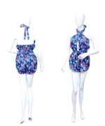 Two Function Smoking / Halter Romper with Pocket - Ladies Hawaiian Prepack