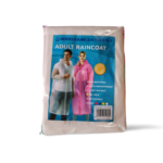 BoBo Adult Raincoat - Pink, Blue, Yellow, White