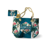 Florida Beach Bag with Purse - "Palm trees"