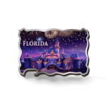 Florida Magnet Bottle Opener (Metal) - "Castle Night"