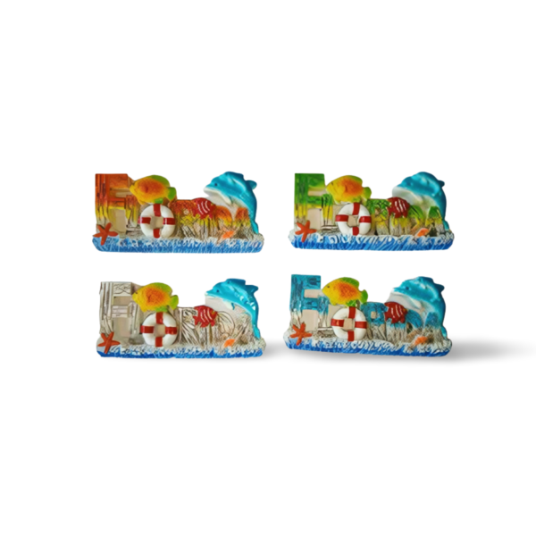 Florida Polyresin Magnet - Multicolor