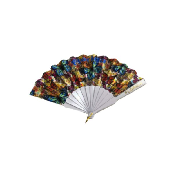 Florida Oriental Fan - "Butterfly Prints"