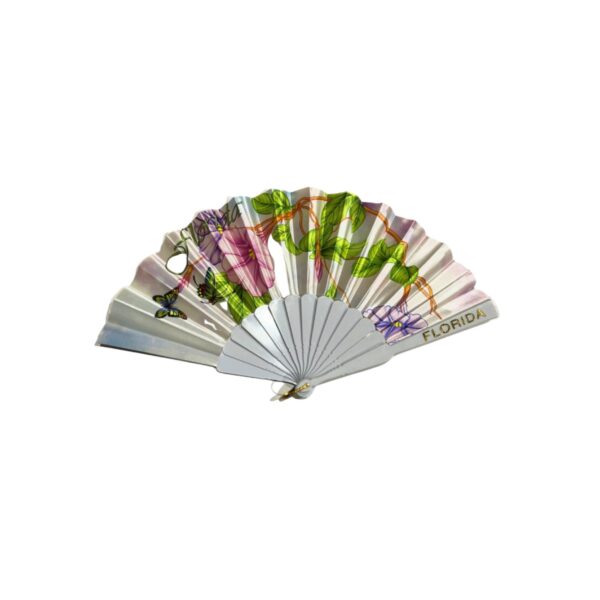 Florida Oriental Fan - "Flowers Print"