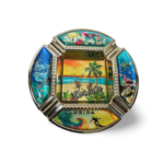 Florida Zinc Alloy Ashtray - "Sea Beach"