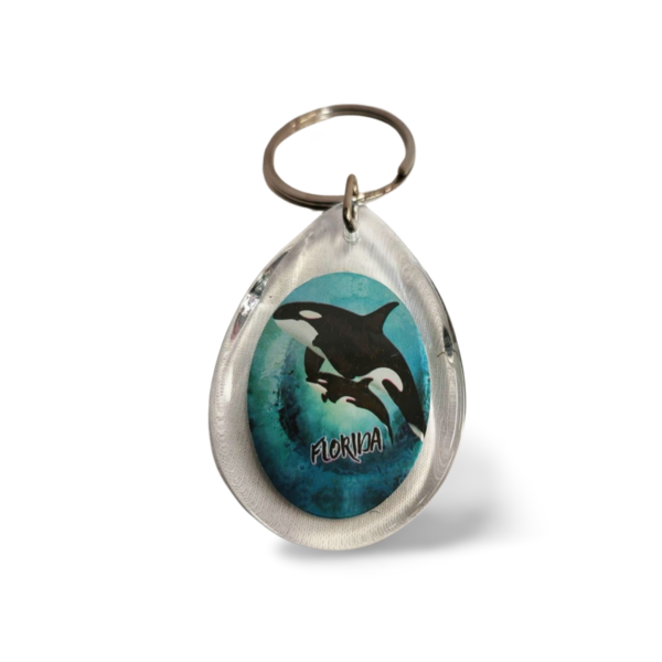 Florida Acrylic Key Chain - "Dolphin"