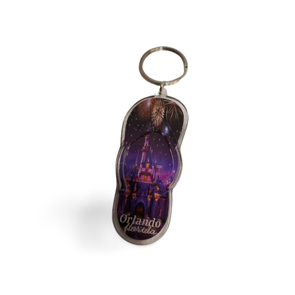 Florida Acrylic Key Chain - "Orlando Florida Castle"