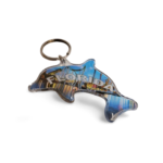 Florida Acrylic Key Chain - "Dolphin Shaped"