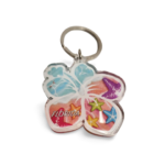 Florida Acrylic Key Chain - Blue orange