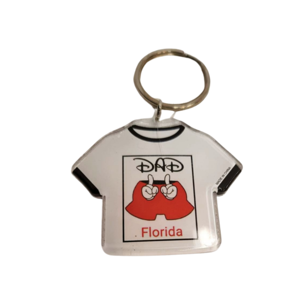 Florida Acrylic Key Chain - "DAD FLORIDA"