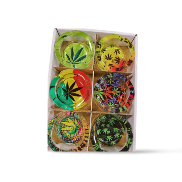 Glass Ashtray - "Weed Collection No.5"