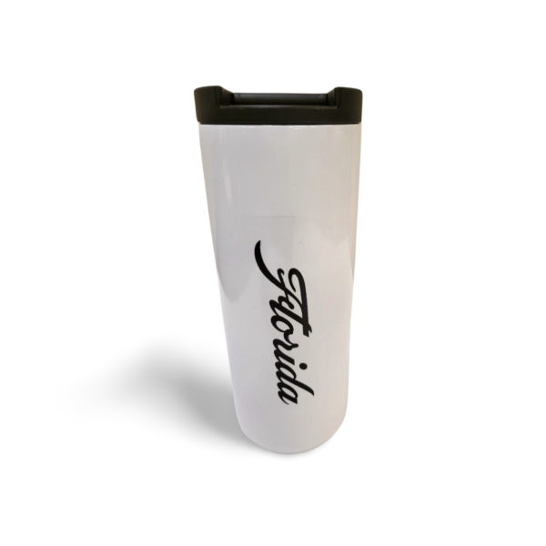 Florida Stainless Steel Bottle (Hot and Cold) - "Coffee Cup/Bottle" White, Black, Blue, Red