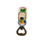 Florida Polyresin Magnet and Bottle Opener - "Flipflop Shaped Multi-Design"