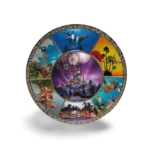 Florida Alloy Decorative Plate (Large) - "Orlando Night Castle"