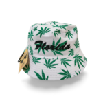 Florida 100% Cotton Reversible Bucket Hat - "Inside Part Solid Black" Black, White, Red, Blue, Green A, Green B