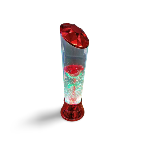 Color Changing Light up Rose Lamp (USB Included) - Red