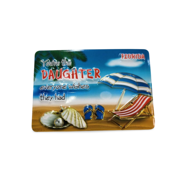 Florida Family Magnet - "Daughter - Sea Beach"