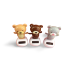 Solar Dancing Bear - Brown, Cocoa Brown, Grey