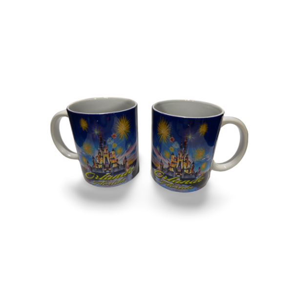 Florida Ceramic Coffee Mug - "Orlando Fireworks"