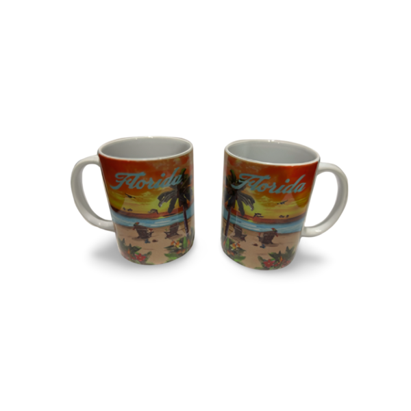 Florida Ceramic Coffee Mug - "Beach Sunset"