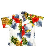 Boys Hawaiian Shirt 'PINEAPPLE WHITE'