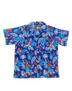 Boys Hawaiian Shirt 'BAMBOO BLUE'