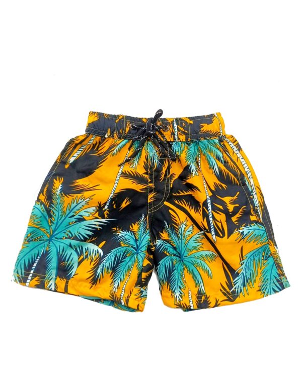 Boys Hawaiian Short 'PALM YELLOW'