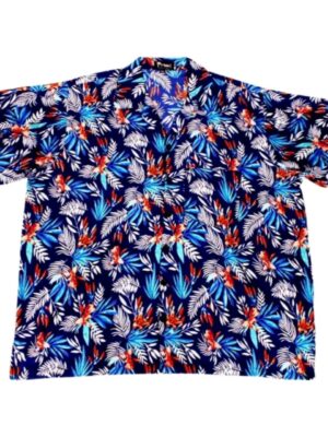 Men's Hawaiian Shirt 'BAMBOO NAVY'