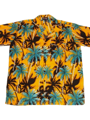 Men's Hawaiian Shirt 'PALM YELLOW'