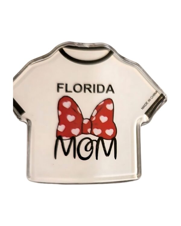 Florida Family Magnet - "Mom & Red Bow"