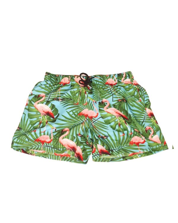 Men's Hawaiian Shorts 'FLAMINGO GREEN'