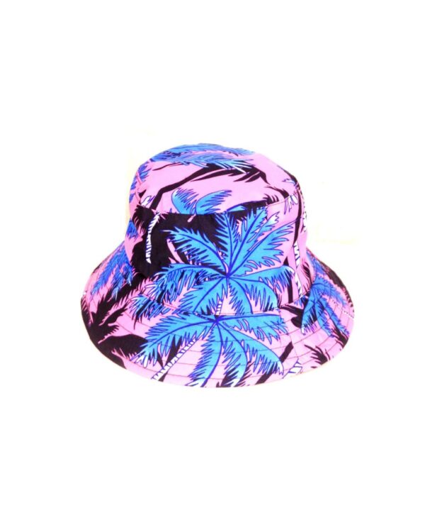 Hawaiian Bucket Hat 'PALM PINK'