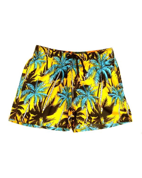 Men's Hawaiian Shorts 'PALM YELLOW'