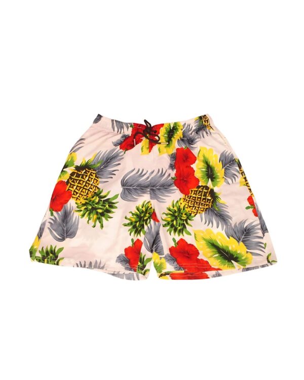 Men's Hawaiian Shorts 'PINEAPPLE WHITE'