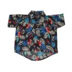 Hawaiian Dog Shirt 'BAMBOO BLACK'