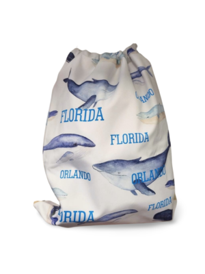 Florida String Backpack - "Whales"