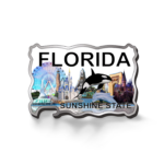 Florida Magnet Bottle Opener (Metal) - "Sunshine State"