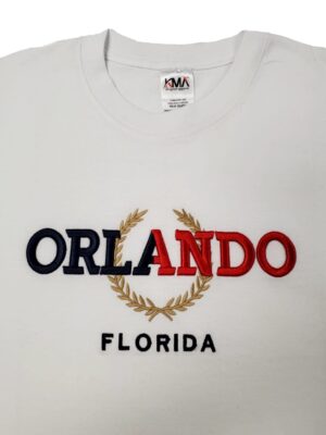 Embroidery T-shirt Orlando Tommy White