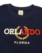 Embroidery T-shirt Orlando Tommy Navy