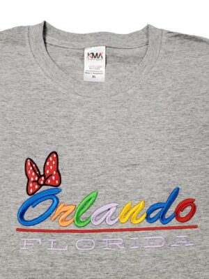 Embroidery T-shirt Orlando Bow Athletic Heather