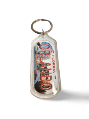 Florida Orlando Acrylic Key Chain - "Happiest Place"