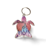 Florida Acrylic Key Chain - "Magical Vacation Turtle"