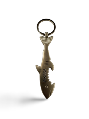 Florida Metal Key Chain - "Shark Bottle Opener"