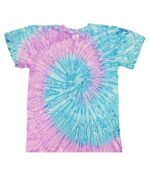 Youth Tie Dye Short Sleeve T-shirt - "Spiral and Various Collection"