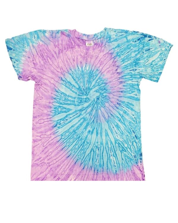 Youth Tie Dye Short Sleeve T-shirt - "Spiral and Various Collection"