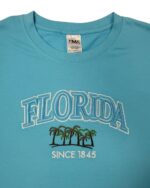 Embroidery T-shirt Florida 6 Palm Tree Pool